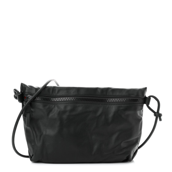 【BOTTEGA VENETA】HIDROLOGY Leather Crossbody Bag Slate BOTTEGA VENETA Hydrology Zip Crossbody Bag Black 1176160