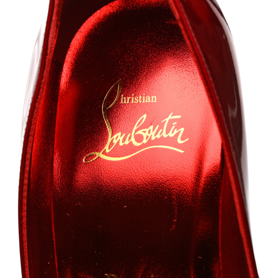 Christian louboutin candidate フラット ビーズ クリスチャンルブタンMISS BOXE 70 PATENT 37レッドソール