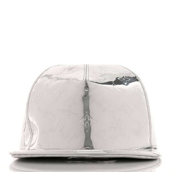 LOUIS VUITTON Monogram Mirror Mirror Cap 58 Silver 1302164