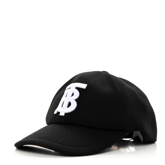 ☆BURBERRY☆TB Embroidered Ball Cap - Black☆ Burberry BLACK Monogram Motif Baseball Cap | eBay