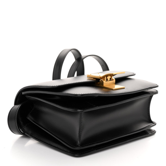 CELINE Box Calfskin Small Classic Box Flap Bag Black 1488402