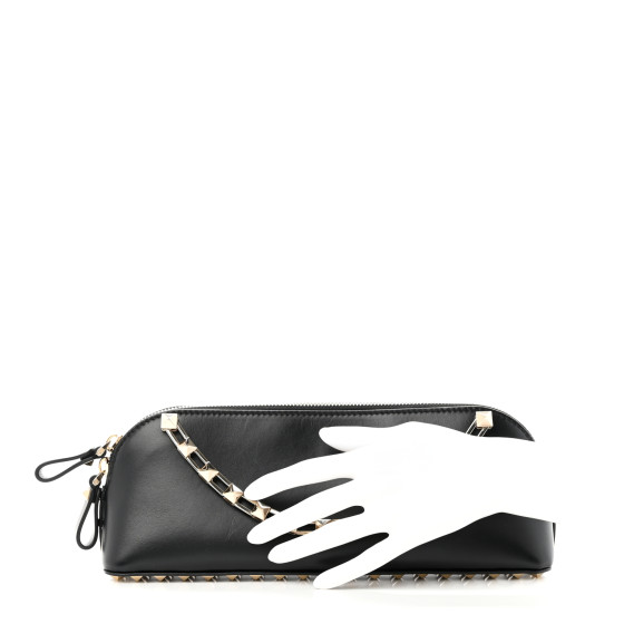 VALENTINO GARAVANI Smooth Calfskin Rockstud East West