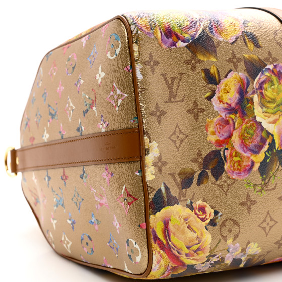 Louis Vuitton フラワー装飾 ミュール Louis Vuitton Multicolor Flower Heels – Treasures of NYC