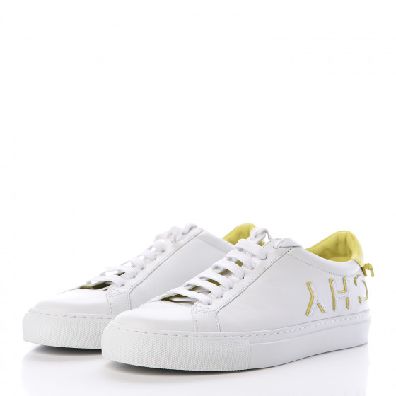 GIVENCHY Calfskin Reverse Logo Womens Urban Street Sneakers