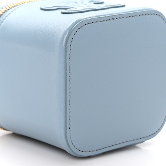 ショルダーバッグ・ポシェット × ヴィンテージ(中古) Celine Triomphe Mini Vanity Case MINI VANITY CASE IN Triomphe Canvas and Calfskin - TAN | CELINE