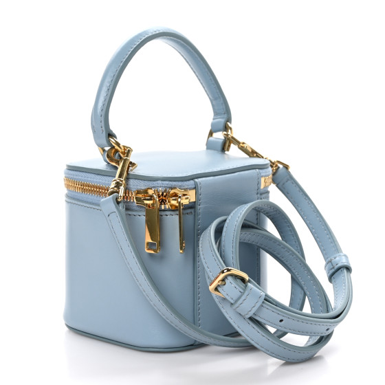 CELINE Smooth Calfskin Cuir Triomphe Mini Vanity Case