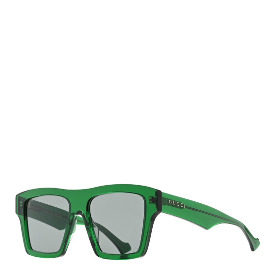 サングラス GUCCI Army Green Acetate Sunglasses GUCCI Acetate Rectangle Sunglasses GG0962S Green 1526649