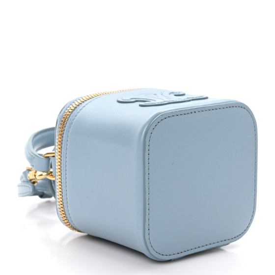 CELINE Smooth Calfskin Cuir Triomphe Mini Vanity Case