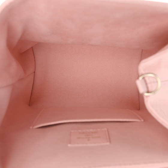 送料込◆希少【LOUIS VUITTON】Back Up Pink Quartz Pink Beige LOUIS VUITTON Monogram Empreinte Backup Backpack Pink M47074