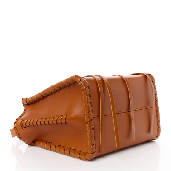 【送料&関税込】ChloAC Caramel Small Mony Handbag CHLOE Calfskin Small Mony Tote Caramel Brown 1524715