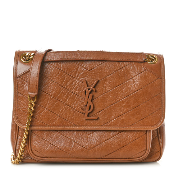 トートバッグ SAINT LAURENT Caramel Leather Handbag Saint Laurent Brown Caramel Supple Suede Small Le 5 A 7 Tote