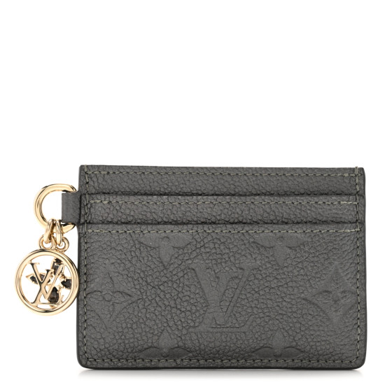 LOUIS VUITTON Empreinte Monogram LV Charms Card Holder