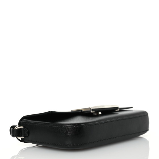 【FENDI × Marc Jacobs】＊Baguette Fendi レザーバッグ＊送込 Fendi by Marc Jacobs Baguette Phone Pouch Black Nappa