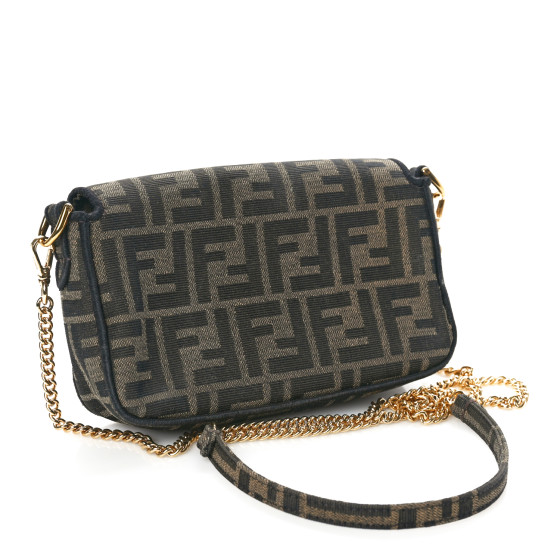 【FENDI】SMALL FF JACQUARD MESSENGER BAG FF Jacquard Fendi Melon Small Fabric Brown | Fendi