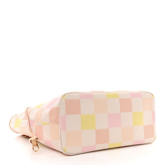 LOUIS VUITTON Damier Giant Neverfull MM Peach 1403103
