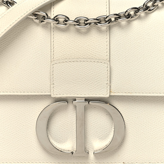 【ヴィンテージ】Rank:A☆Dior WHITE MONTAIGNE ショルダー Bag Dior Shoulder Bag: Refined Elegance