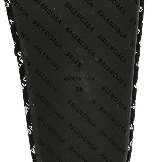 【BALENCIAGA】ロゴプリント スリッポン スライド バレンシアガ ロゴプリントスリッポンスニーカー ブラック 靴