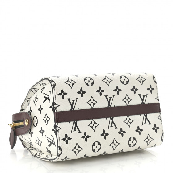 LOUIS VUITTON Monogram Speedy Amazon PM White Chocolat