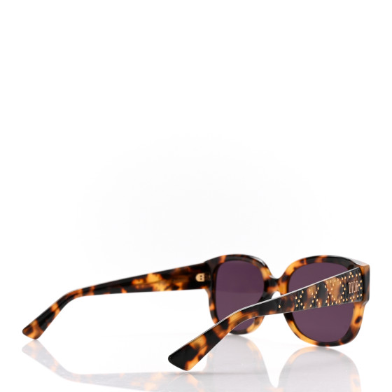 CHRISTIAN DIOR Acetate Cannage Lady Dior Studs Sunglasses