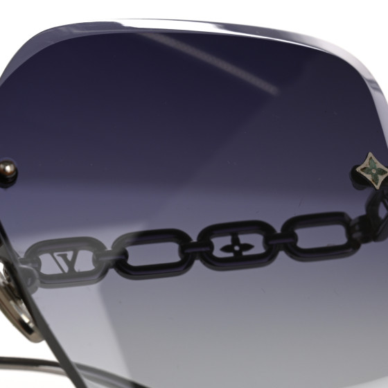LOUIS VUITTON サングラス ジュエル スクエア / Z2161U LOUIS VUITTON Metal LV Jewel Square Sunglasses Z2161U Silver