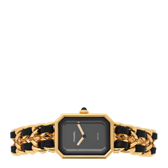 CHANEL Stainless Steel Lambskin 20mm Chain Premiere Quartz