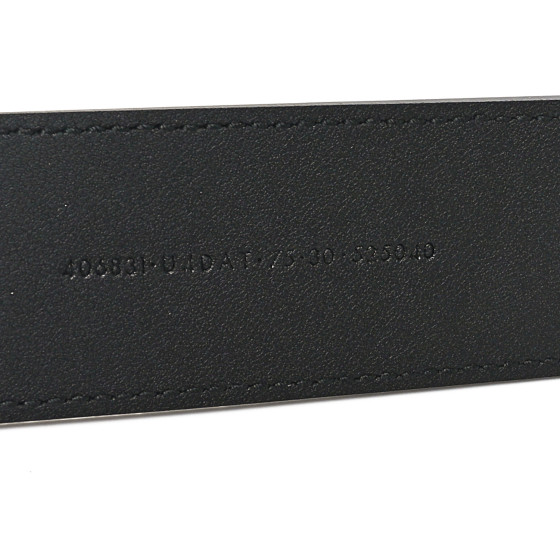 GUCCI ベルト ブラック 75/30 GUCCI Calfskin Double G 30mm Belt 75 30 Black 1699672