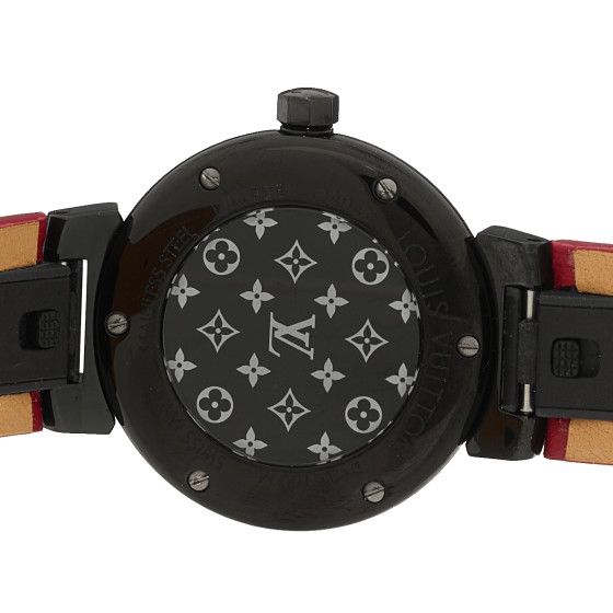 LOUIS VUITTON PVD Stainless Steel Monogram Diamond 28mm My