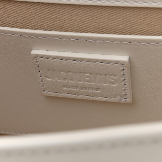 JACQUEMUS Smooth Calfskin Le Bambino Long White 1699566
