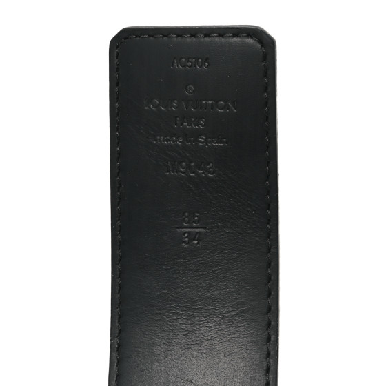 LOUIS VUITTON Monogram Eclipse Taigarama 40mm LV Initiales