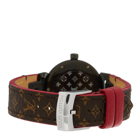 Louis Vuitton ベルト 黒 ワインレッド ベルト・LV イニシャル 40MM リバーシブル ｜ルイ・ヴィトン