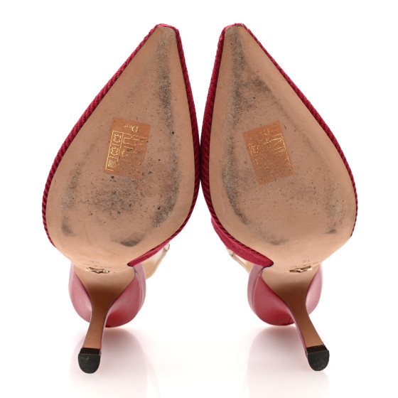 CHRISTIAN DIOR Technical Canvas Ribbon J Adior Slingback