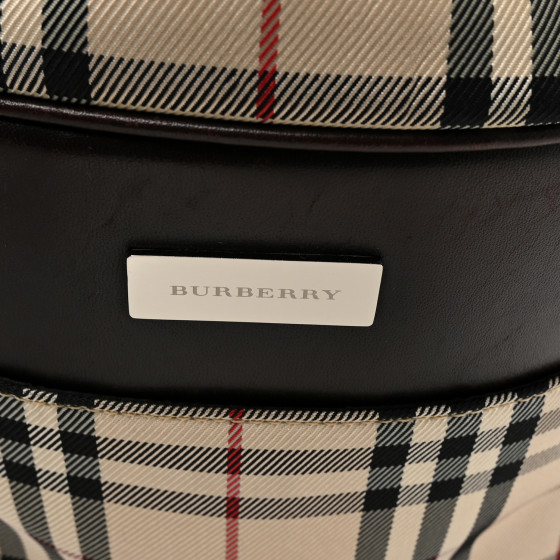 BURBERRY Vintage Check Small Messenger Dark Brown 1701077
