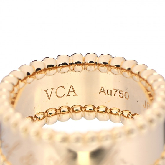 【Van Cleef & Arpels】Perlee Signature Ring イエローゴールド Perlée signature ring 18K yellow gold - Van Cleef & Arpels