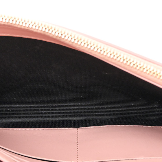 BURBERRY Lambskin Quilted Lola Chain Wallet Blush Pink