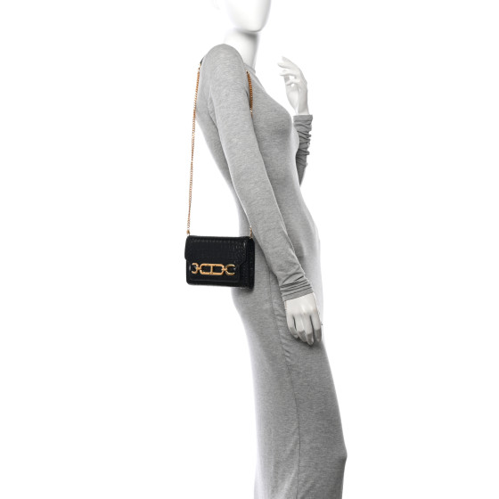 ショルダーバッグ・ポシェット TOM FORD WHITNEY MINI CROCODILE EMBOSSED CROSSBODY BAG TOM FORD Whitney mini croc-effect leather shoulder bag | NET