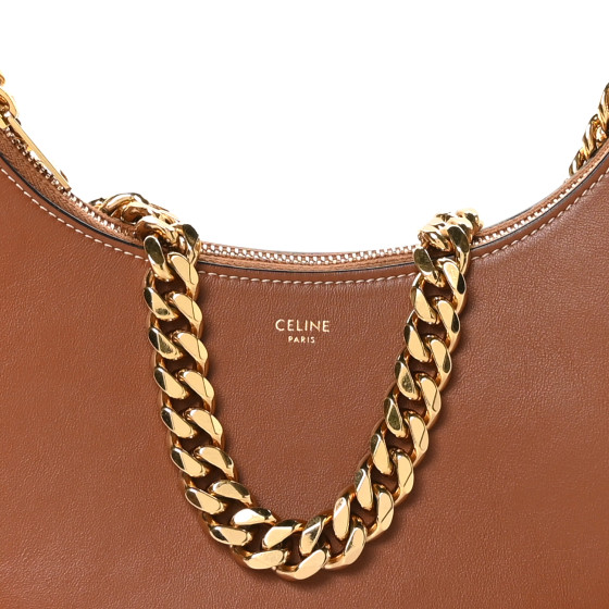 CELINE Smooth Calfskin Medium Chain Strap Ava Shoulder Bag