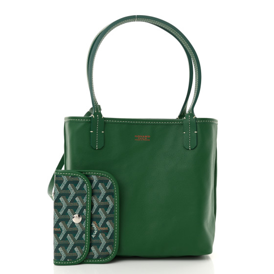 GOYARD Goyardine Reversible Mini Anjou Green 1618083