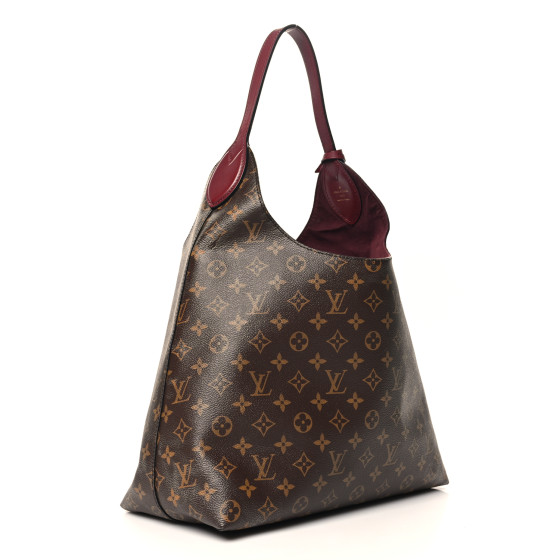 ルイヴィトン LOUIS VUITTON フラワーホーボー LOUIS VUITTON Monogram Flower Hobo Bordeaux 1620794