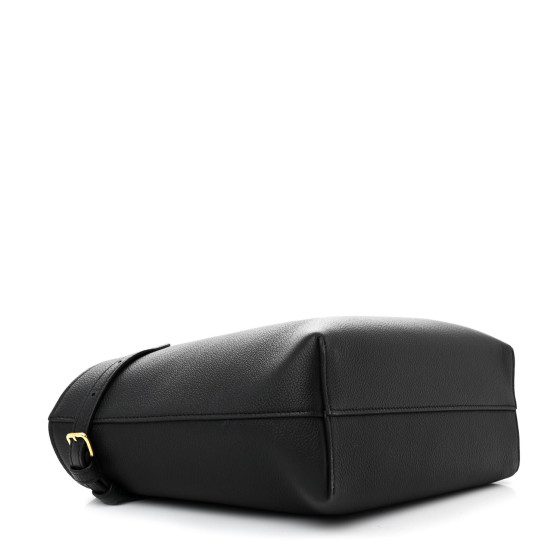 CELINE Grained Calfskin Triomphe Mini Cabas Anais Black