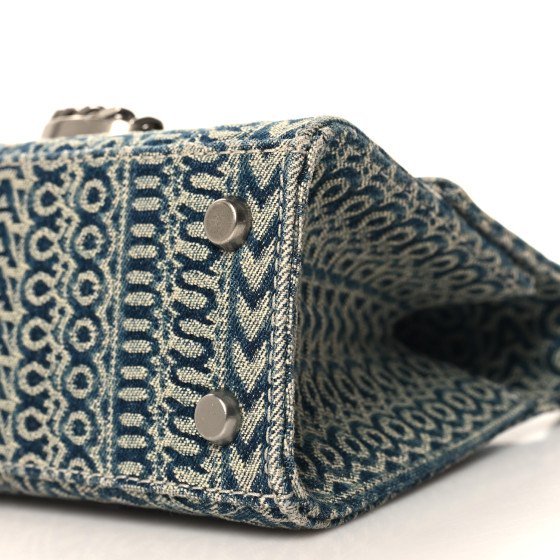 セール☆MARC JACOBS THE MONOGRAM DENIM ST MARC TOP HANDLE MARC JACOBS Denim Monogram The St Marc Mini Top Handle Bag