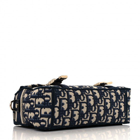 CHRISTIAN DIOR Oblique Small Diorcamp Bag Blue 1042030