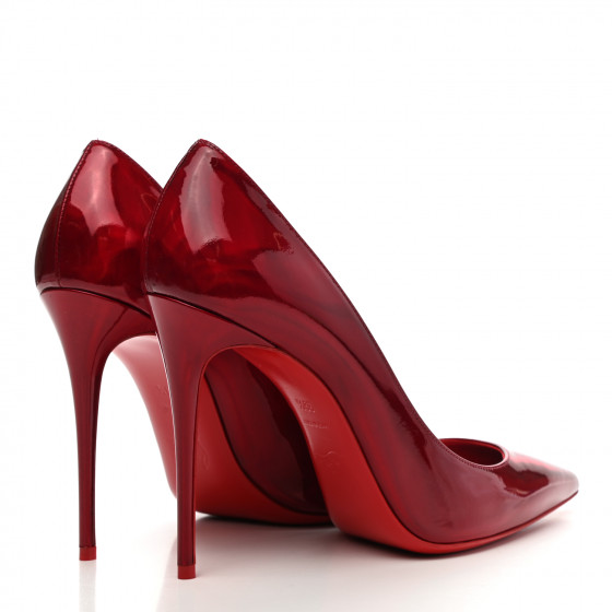 CHRISTIAN LOUBOUTIN Metallic Patent Psychic So Kate 120