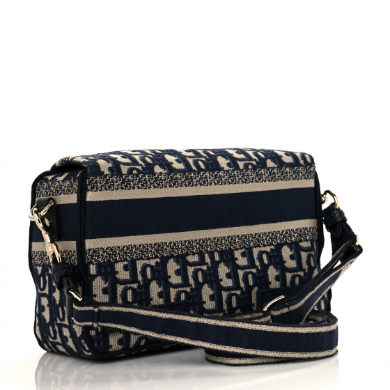 CHRISTIAN DIOR Oblique Small Diorcamp Bag Blue 1042030