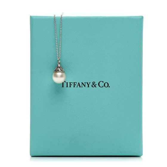 【Tiffany&Co】TiffanyT☆Silver Freshwater Pearl ネックレス TIFFANY Sterling Silver Freshwater Cultured Pearl Ziegfeld