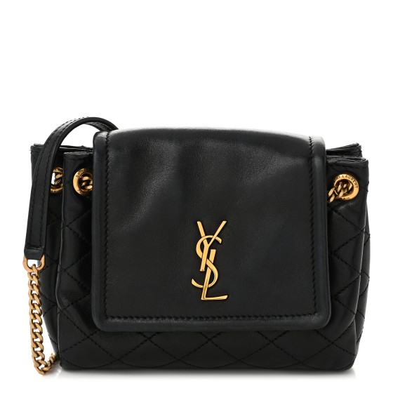 【SAINT LAURENT】Nolitaマトラッセレザー ミニショルダーバッグ SAINT LAURENT Nolita マトラッセ レザー ミニショルダーバッグ