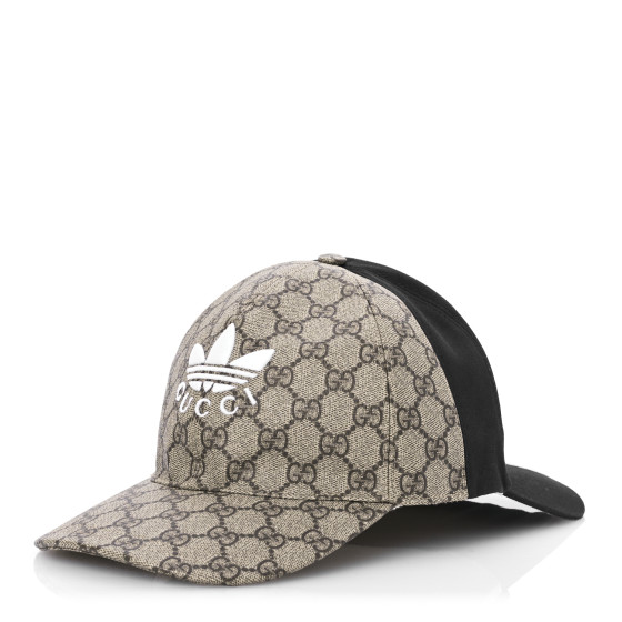 GUCCI X ADIDAS GG Supreme Monogram Double Sided Baseball Hat