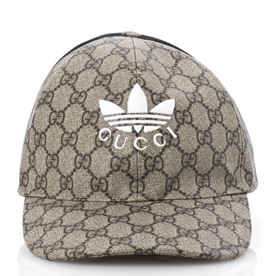 GUCCI X ADIDAS GG Supreme Monogram Double Sided Baseball Hat