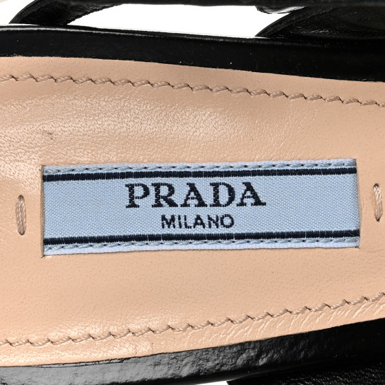 ランウェイ【 PRADA 】サテンミュール Prada Metallic Leather Slingback Pumps | Saks Fifth Avenue