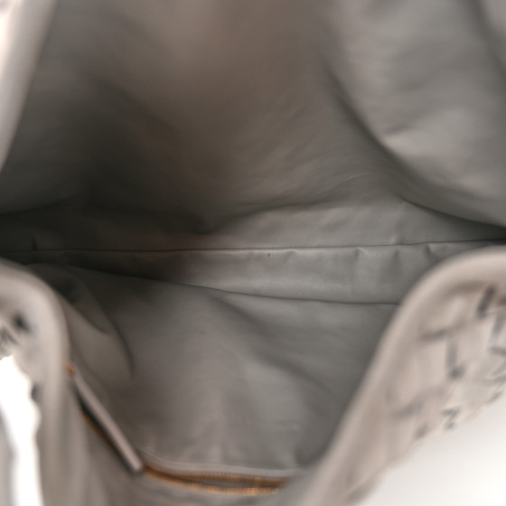トートバッグ BOTTEGA VENETA Suede Small Hop Shoulde Bottega Veneta Hop Intrecciato Small suede tote bag Bottega