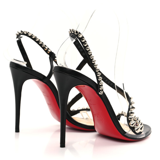 Christian Louboutin FLAT NAPPA 36 美品 Christian Louboutin - Nude Nappa Leather & Mesh Glitter